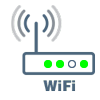 imagen ilustrativa de boton de módem wifi encendido