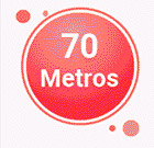 El Mesh tiene cobertura 70 metros