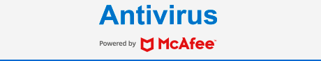 Antivirus powered by McAfee