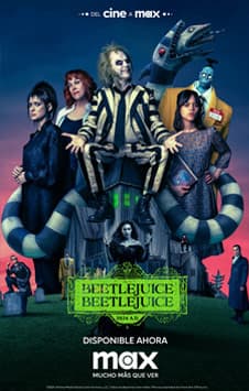 BeetleJuice2 en Max con Telmex