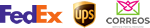 Envios: Fedex, UPS y Correos de México.